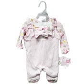 Wholesale - 3pc GIRLS JUMPSUIT SET - BUNNY PRINT C/P 48, UPC: 632878904830